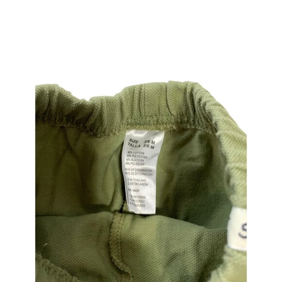 Childrens Apparel Boys Infant baby Size 3 6 months Pull On Green Blue Jogger Car - Picture 2 of 4